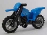 Motorrad blau  komplett mit Räder