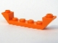 Schrägstein 45° doppelt invers 6 x 1 orange