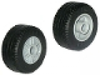 Wheel 18mm D. x 14mm with Pin Hole, Fake Bolts and Shallow Spokes with Black Tire 30.4 x 14 VR Solid (55981 / 58090) neues hellgrau