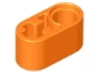 Lego Technic, Liftarm 1 x 2 Thick with Pin, orange