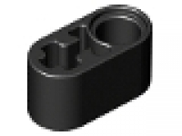 Lego Technic, Liftarm 1 x 2 Thick schwarz