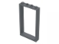 Türrahmen neues dunkelgrau 1 x 4 x 6, mit Glastür in klar