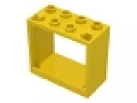 Fensterrahmen 2 x 4 x 3 gelb 60598