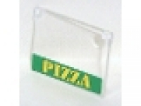 Glass for Window 1 x 4 x 3 Opening 60603pb001 Pizza, sehr guter Zustand