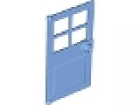 Türrahmen weiß mit Tür 60623 mittelblau