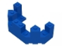 Zinnenbalkon für Burgen 4x8 blau