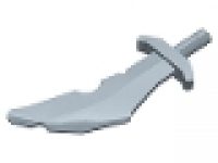 Krummschwert mit gezackter Klinge, pearl hellgrau 60752