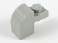 Lego Schnäppchen 20 x Stein mit Rundung 6091 altes hellgrau