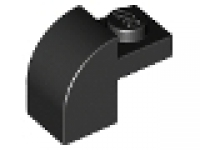 Lego Schnäppchen 20 x Stein mit Rundung 6091 schwarz