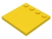 4 x 4 Platte mit 4 Noppen 6179 gelb