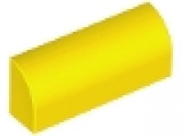 Stein mit Rundung 6191 gelb 1 x 4 x 1