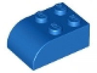 Stein mit runder Oberkante 2x3x1 blau