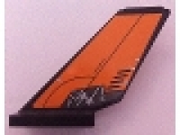 Shuttle Heck schwarz , orange
