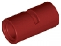Technic, Pin Connector Round 2L with Slot (Pin Joiner Round) dunkelrot