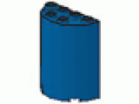 Halbzylinder 2x4x4 blau