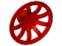 Wheel Cover 9 Spoke - 24mm D. - for Wheels 55982 and 56145, rot