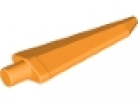 Minifigure, Weapon Sword, Spike Flexible 3.5L with Pin, orange, 64727