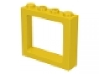 Fenster 1 x 4 x 3 gelb 6556 ohne Glas