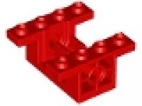 Lego Technikblock mit Führung rot