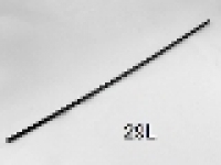Hose, Rigid 3mm D. 29L / 23.2cm  schwarz