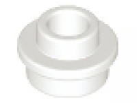 Rundplatte1 x 1 x 0.33 weiß, 85861, oben offen