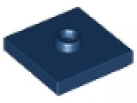 Fliese 2 x 2 mit Knopf Konverterplatte 87580 dunkelblau, neu