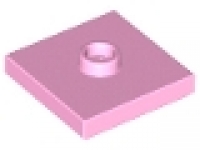 Fliese 2 x 2 mit Knopf Konverterplatte 87580 pink, neu