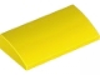 Stein mit runder Oberkante 2x4x2/3 gelb