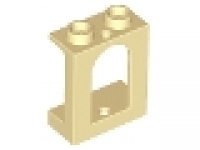 Burgfenster 1x2x2 tan o. Glas, 90195, neu
