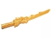 Minifigure, Weapon Sword, Katana (Dragon Guard), pearl gold