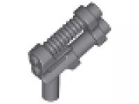 Minifigure, Weapon Gun, Two Barrel Pistol, neues dunkelgrau