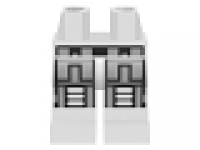 Lego Beine weiß, 970c00pb0019