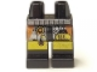 Lego Beine schwarz, 970c00pb0021
