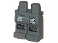 Lego Beine neues dunkelgrau, 970c00pb0045