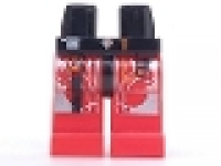 Lego Beine rot, 970c05pb01