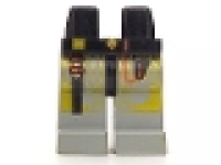 Lego Beine grau, 970c09pb02