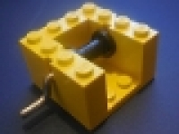Große Lego Winde gelb, mit Rolle schwarz, bb0067a
