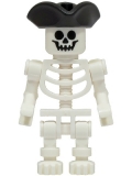 Stuntz Skeleton - Black Pirate Triangle Hat, cty1501