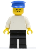 Lego Figur weiß / schwarz, pln018