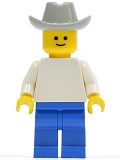 Lego Figur weiß / blau, pln078