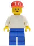 Lego Figur weiß / blau, pln090