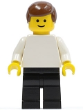 Lego Figur weiß / schwarz, pln102