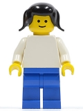 Lego Figur weiß / blau, pln107