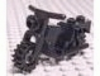 Motorrad schwarz X81c00 komplett mit Rädern und Felgen transparent