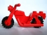 Motorrad rot x81 komplett mit Rädern und Felgen rot