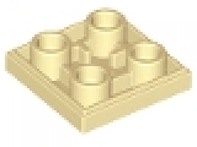 Inverse Fliese 2 x 2 tan