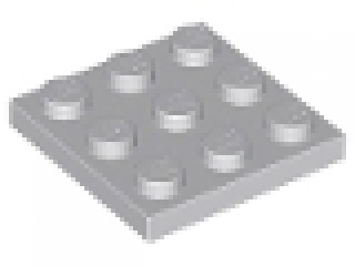 Lego Platte 3 x 3 neues hellgrau, 11212 neu
