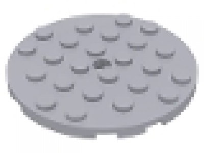 Rundplatte 11213 neues hellgrau 6 x 6 x 0,33, neu