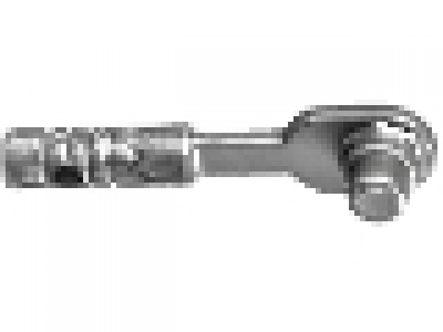 Minifigure, Utensil Tool Ratchet / Socket Wrench 11402e, flat silver