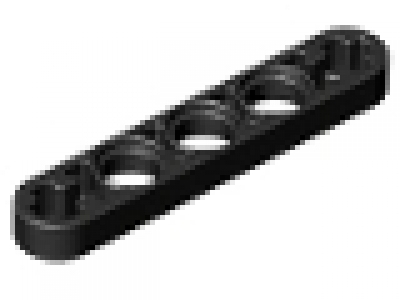 Lego Technic Liftarm 1 x 5 Thin with Axle Holes on Ends, schwarz neu